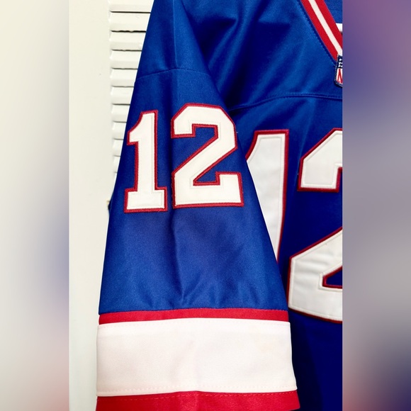 Mitchell & Ness Buffalo Bills Mens Jim Kelly NFL Legacy Royal Jersey - Picture 5 of 13